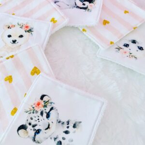 Set de lingettes savane rose