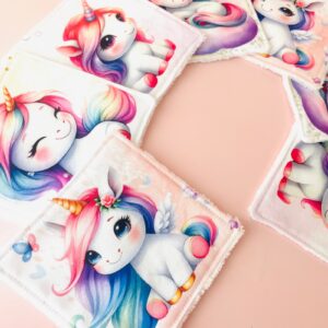 Set de lingettes licornes