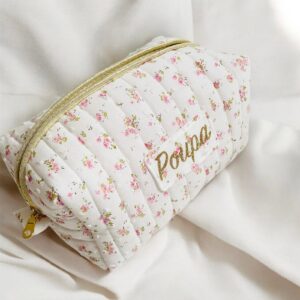 Trousse de toilette matelassée